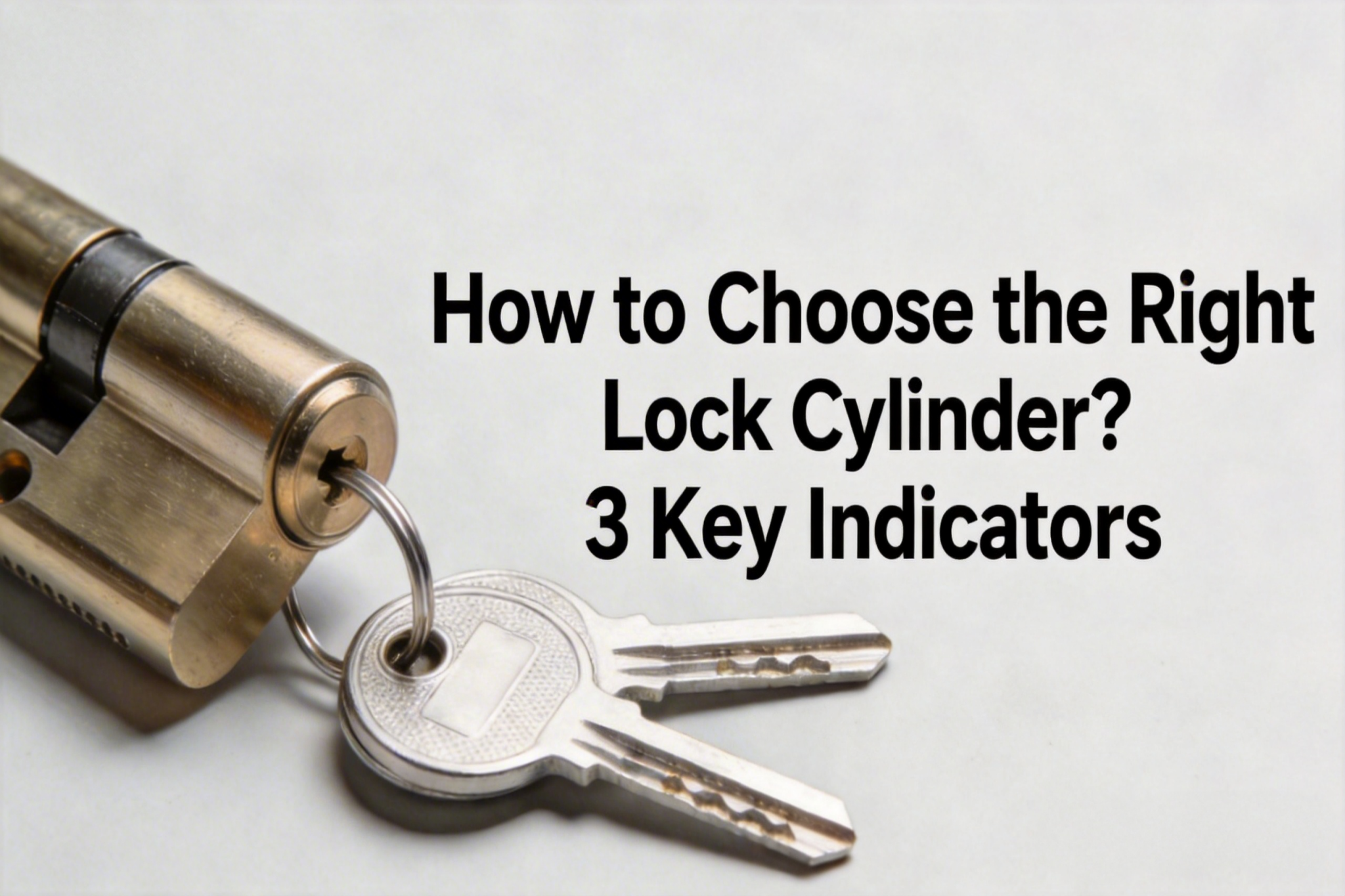 How to Choose the Right Lock Cylinder? Three Key Factors to Consider