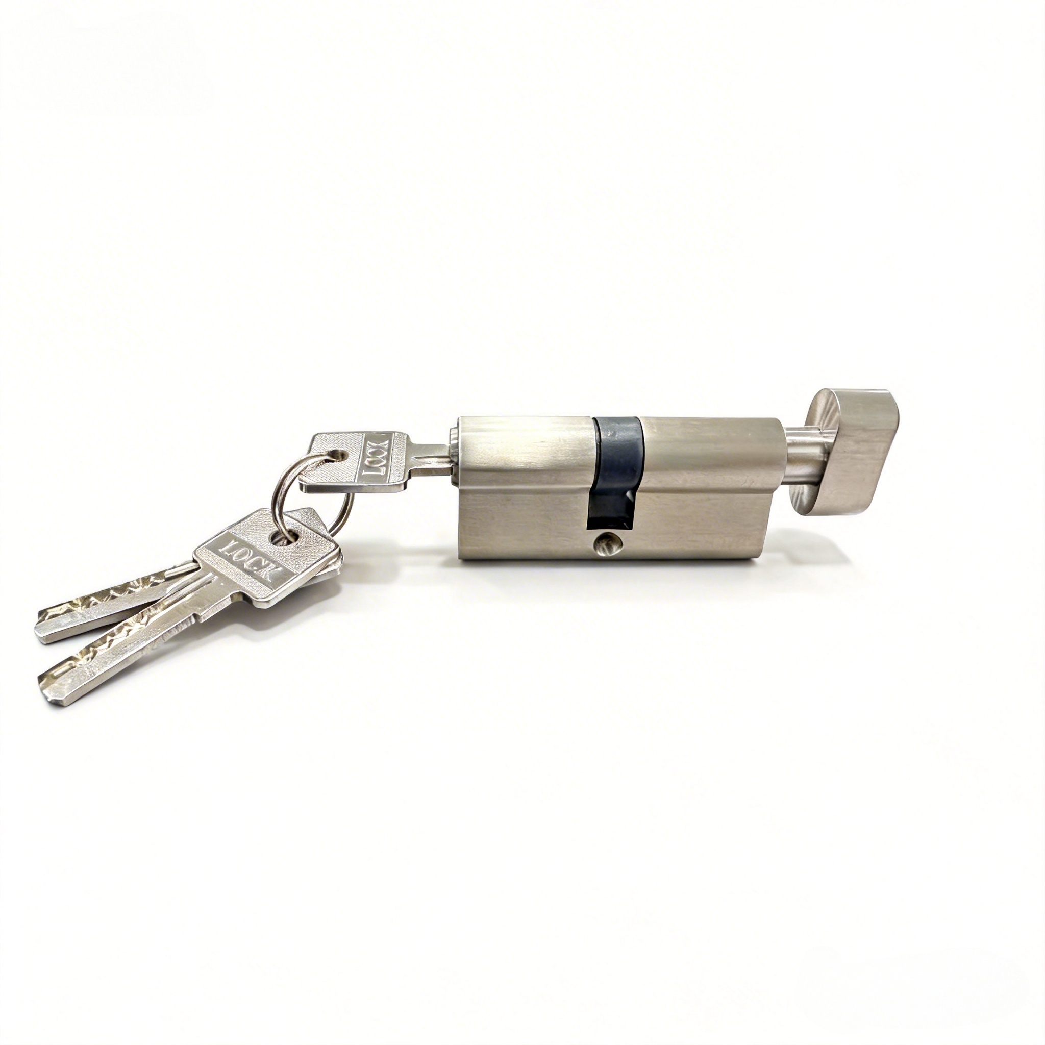 70mm Nickel Plated Solid Brass Cylinder